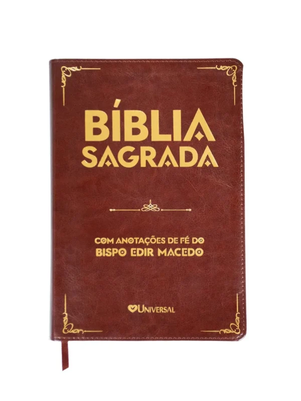 bíblia sagrada com anotações de fé do bispo edir macedo