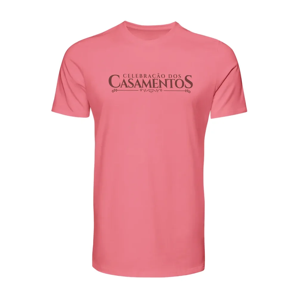 t-shirt celebração dos casamentos masculina