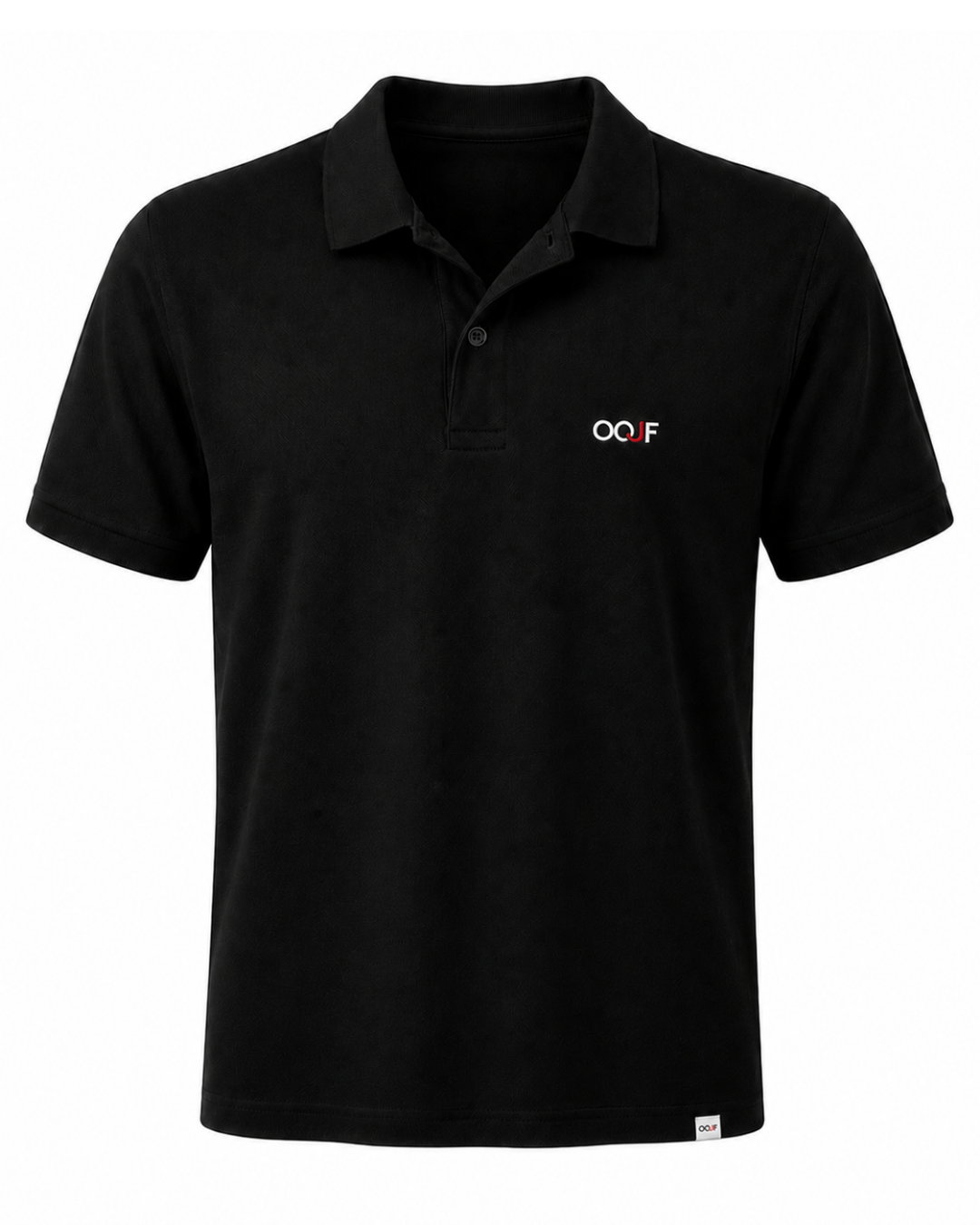 Polo "OQJF" Masculino - Preto