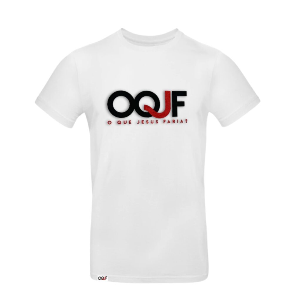 T-shirt OQJF Branca - Unissex