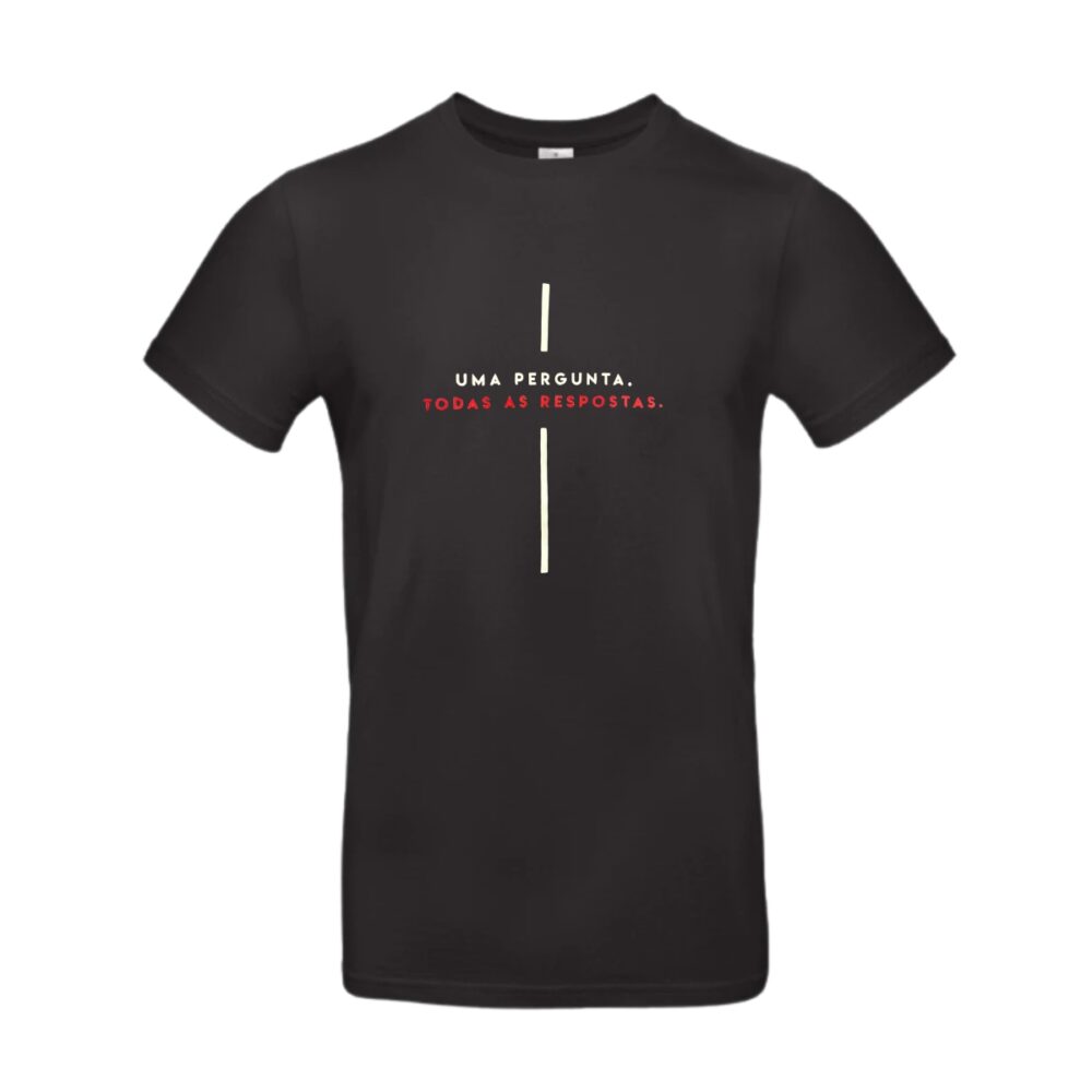 T-shirt "OQJF" Cruz - Unissex